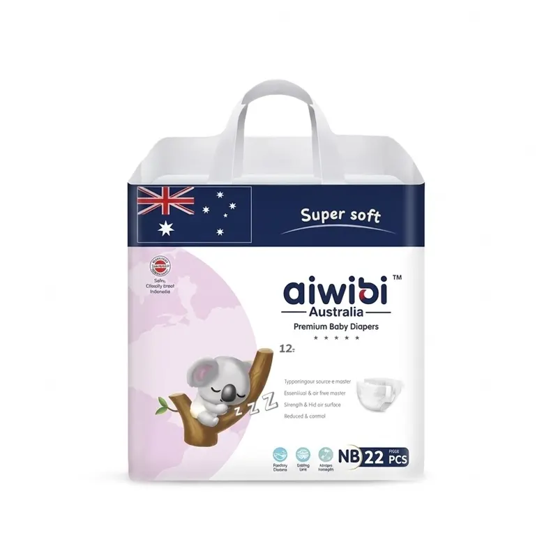 Aiwibi Premium Baby Belt Diaper New Born (22Pcs)