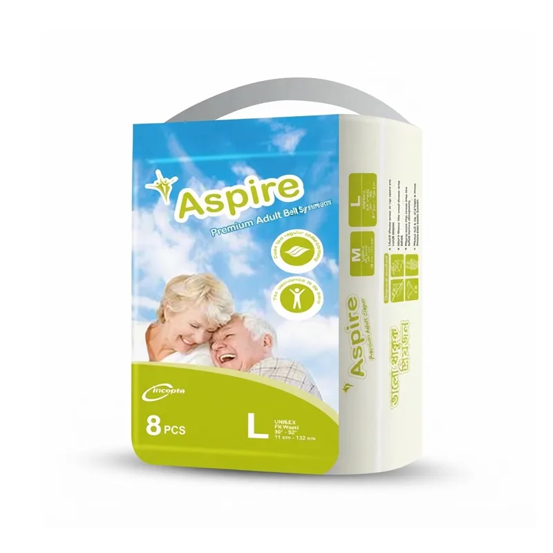 Aspire Belt System Adult Premium Diaper 8pcs